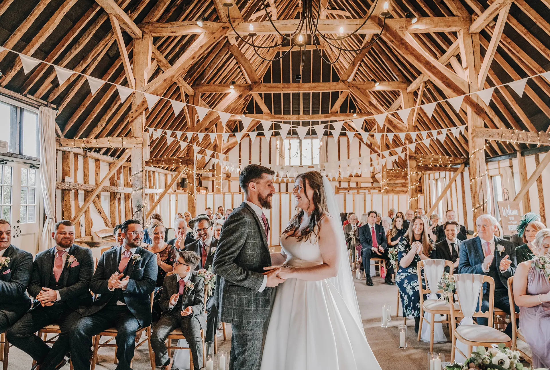 clock barn weddings ceremony vows