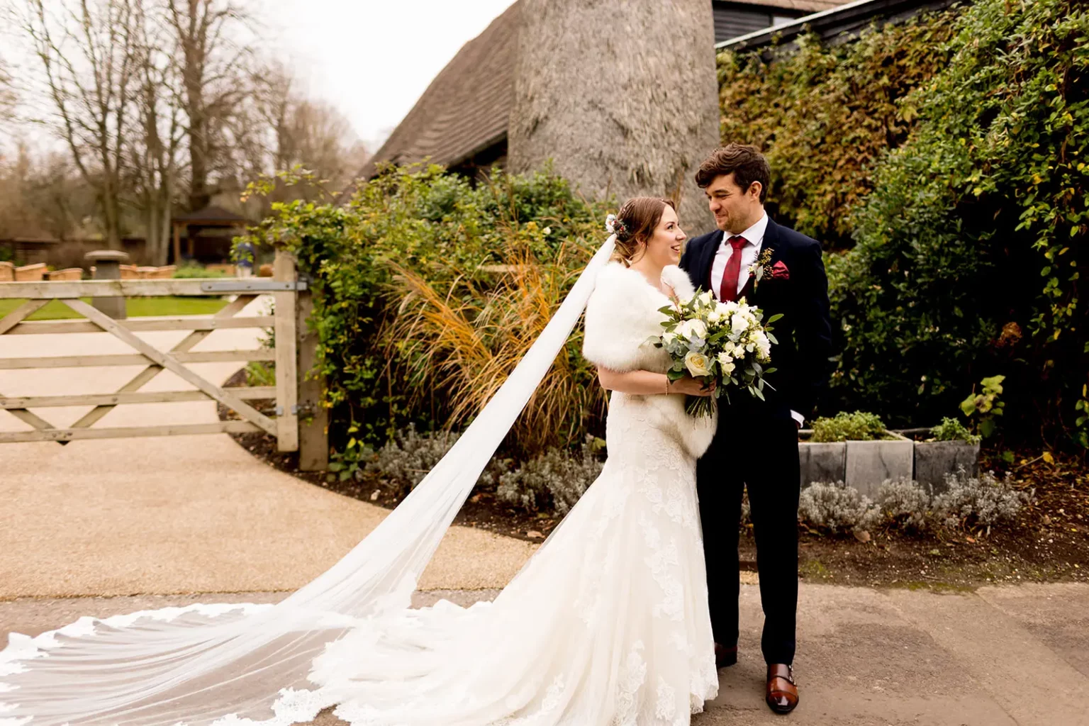 Clock Barn winter wedding