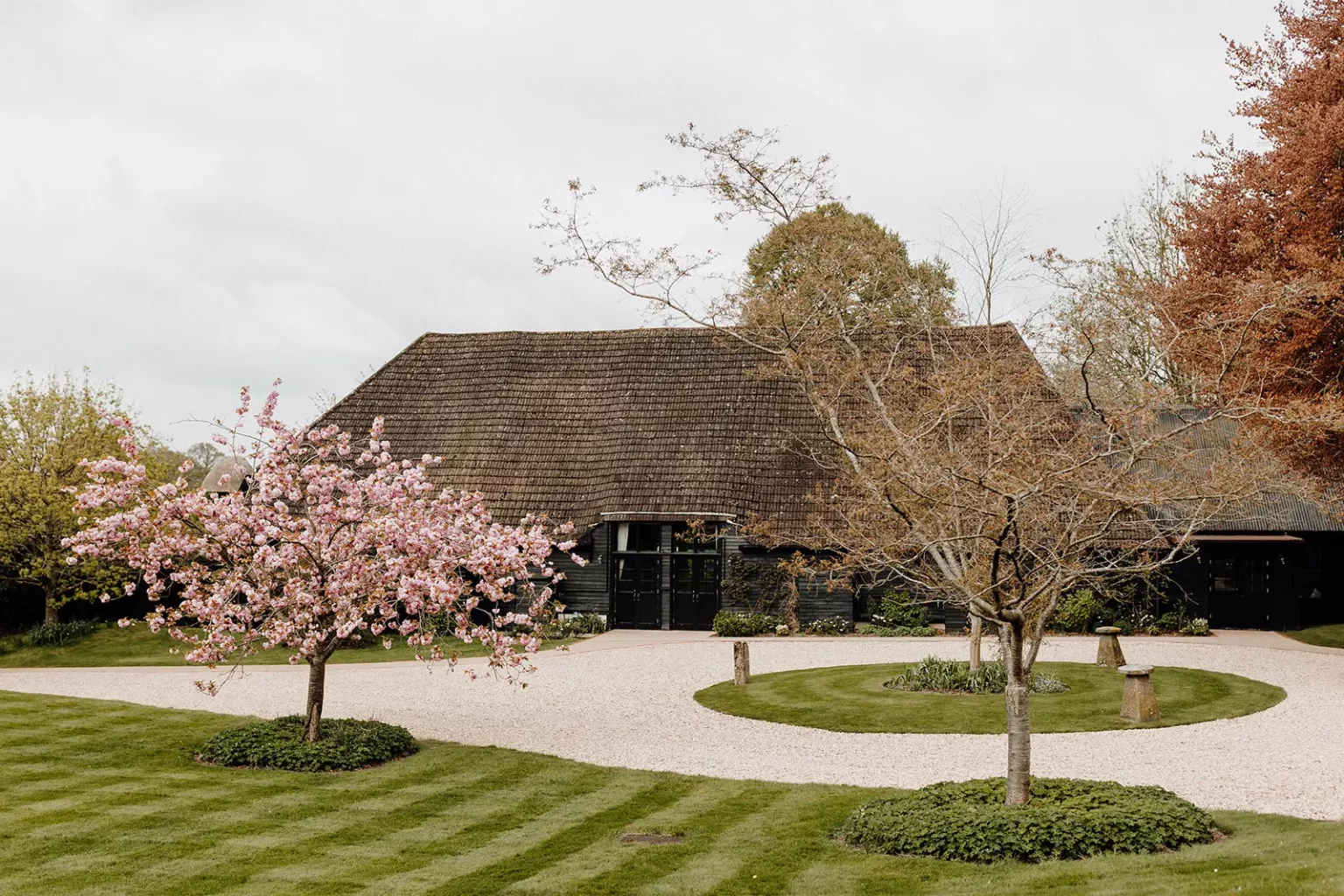 Clock Barn wedding and events venue spring