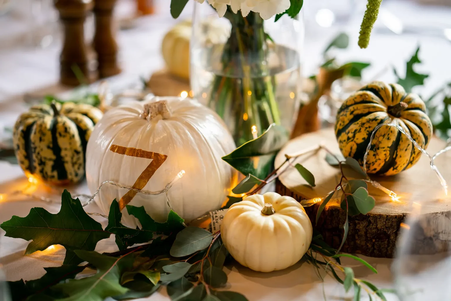 clock barn weddings pumpkins